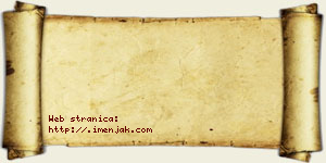 Eva Perunac vizit kartica